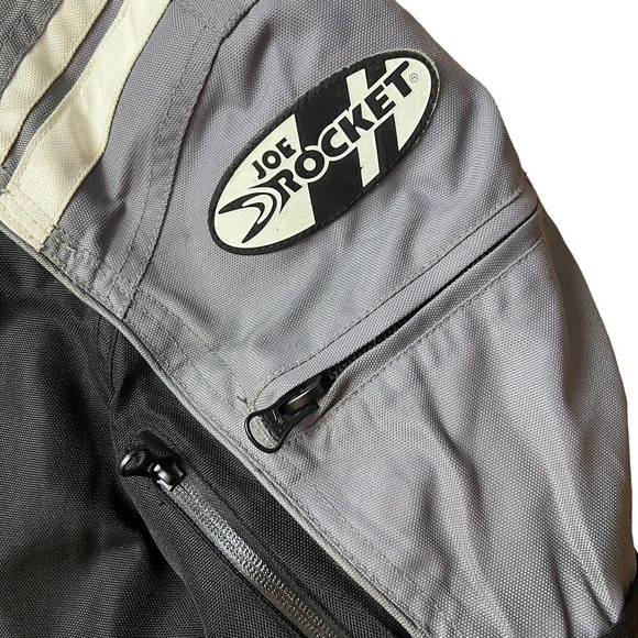 Joe Rocket Atomic 4.0 Waterproof Vented Motorcycle Jacket Men's Med Black/Grey - Picture 5 of 16